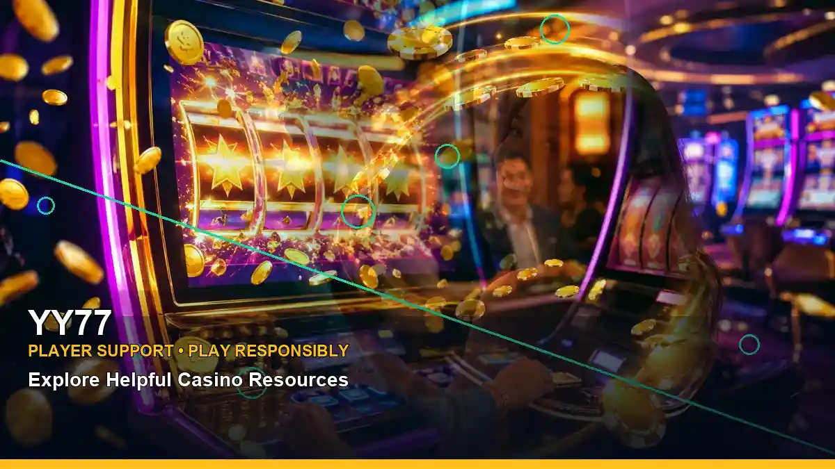 YY77 layered collage play phone mobile casino games highlighting mobile-friendly casino play