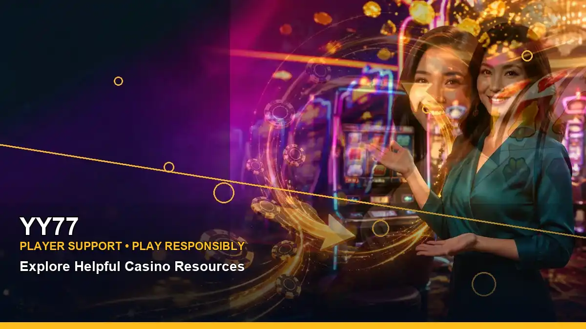 YY77 right-framed gold jackpot slot games highlighting mobile-friendly casino play